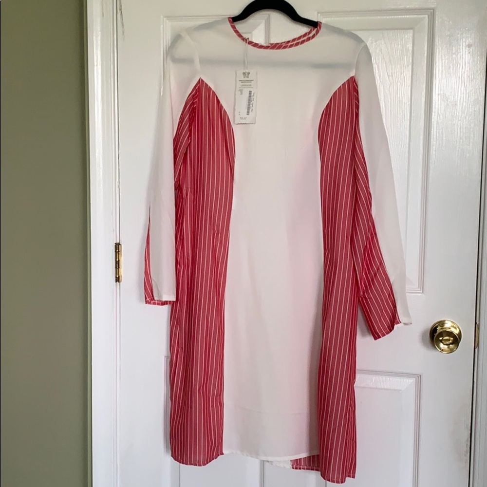 Red Striped Dress